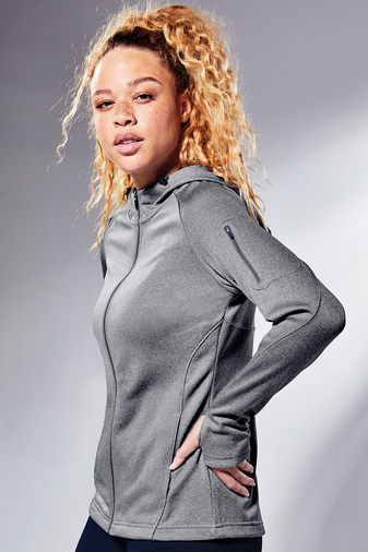Sport-Tek® Ladies Tech Fleece Full-Zip Hooded Jacket